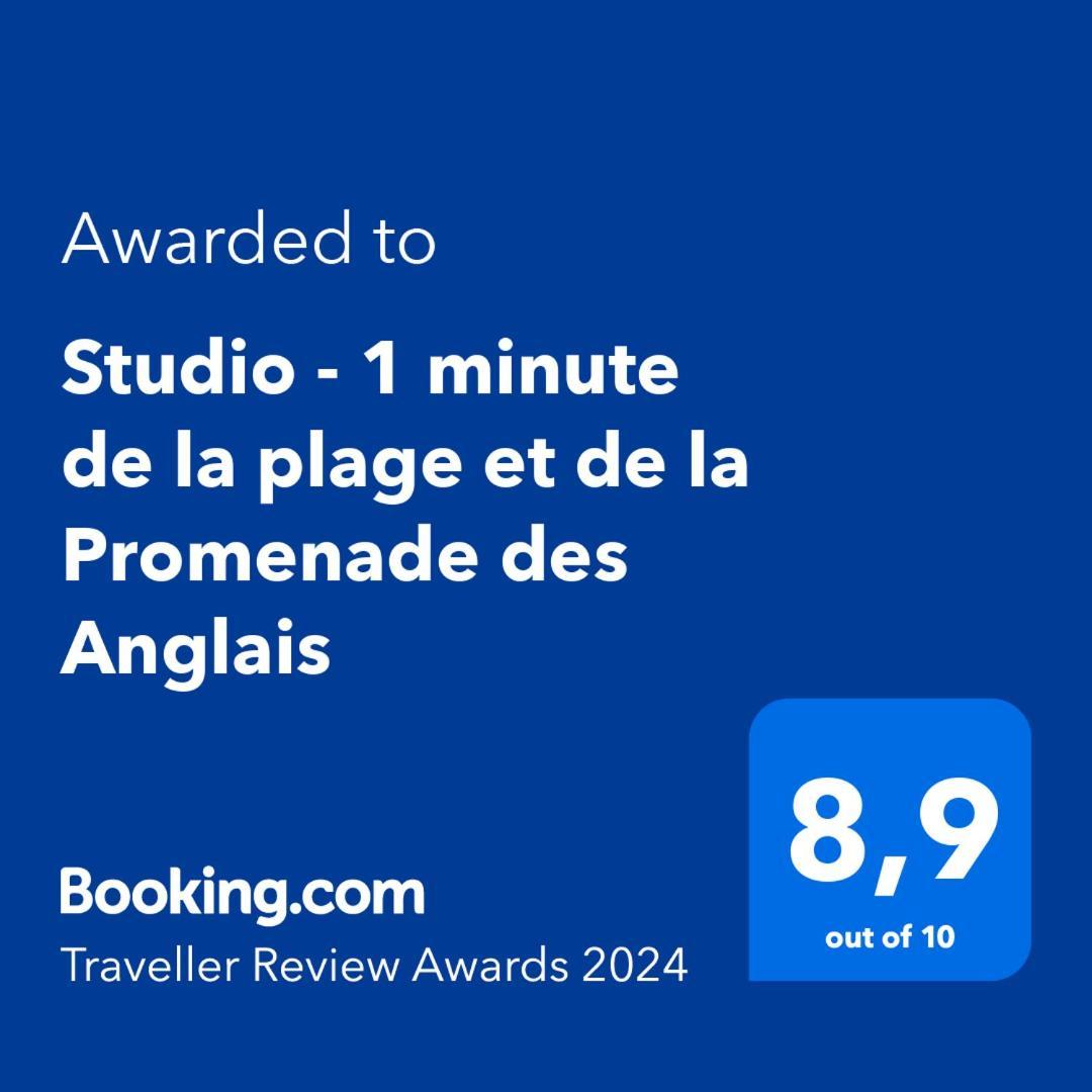 Studio - 1 Minute De La Plage Et De La Promenade Des Anglais Nice Bagian luar foto